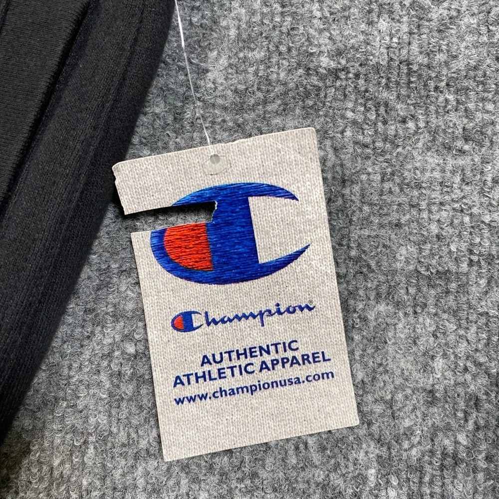 Champion Mens Black Premium Fleece Jogger Sweatpants P7056 Drawstring New